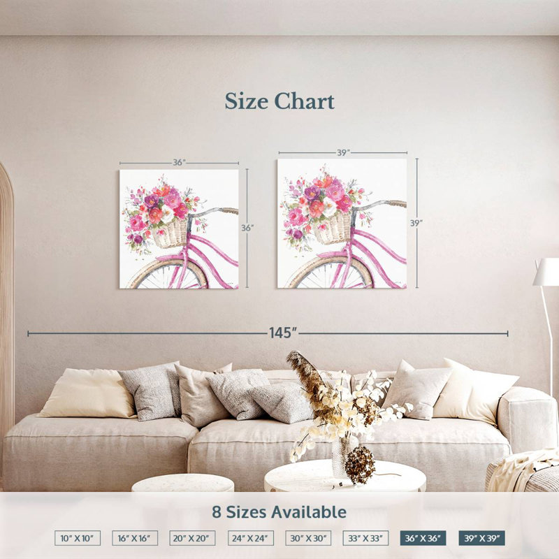 Harnek Obviously Pink XIV A, 36" H x 36" W