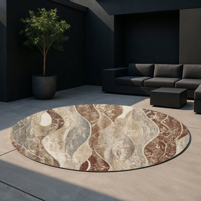 Tapis intérieur et extérieur Flowing Grace