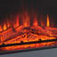 Emrehan Ebern Designs 113cm W White Electric Fireplace with 6820 BTU