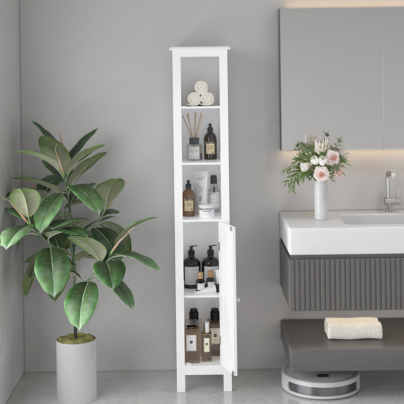 Armoire de rangement de 66,92 po de hauteur avec tablettes réglables