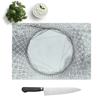 Tempered Glass Architecture Sketch Vol.2 Chopping Board