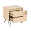 Kemmerer 50cm W Iron Bedside Table