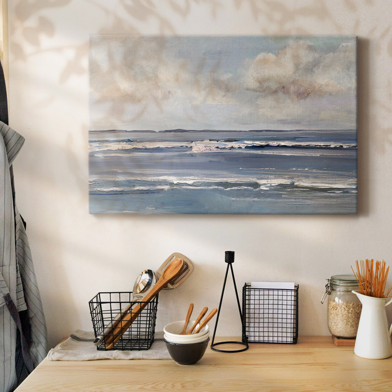 «Serene Seascape», toile tendue avec châssis, H 18 po x l 27 po