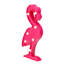 Enseigne murale 11,75 "flamant rose à DEL