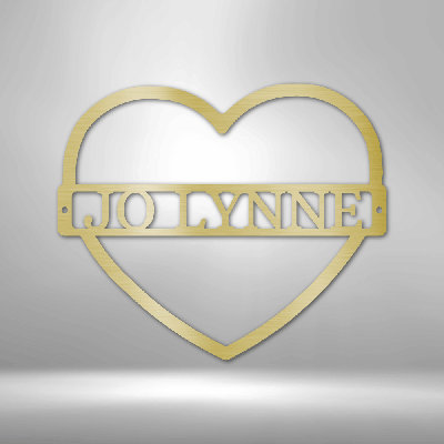 Décoration murale personnalisable en métal «Love's Mother»