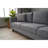 Modern 3-Seat Sofa, Grey Fabric with Beech Wood Frame, 87.4 x 32.7 x 35.8 inches | 100% Polyester/Linen, 28 DNS Foam Cushions, Fiber Filling, Stylish for Living Room & Hotel | Scandinavian Industrial Design-1272765591