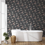 Flamingo - Black Sand Wallpaper