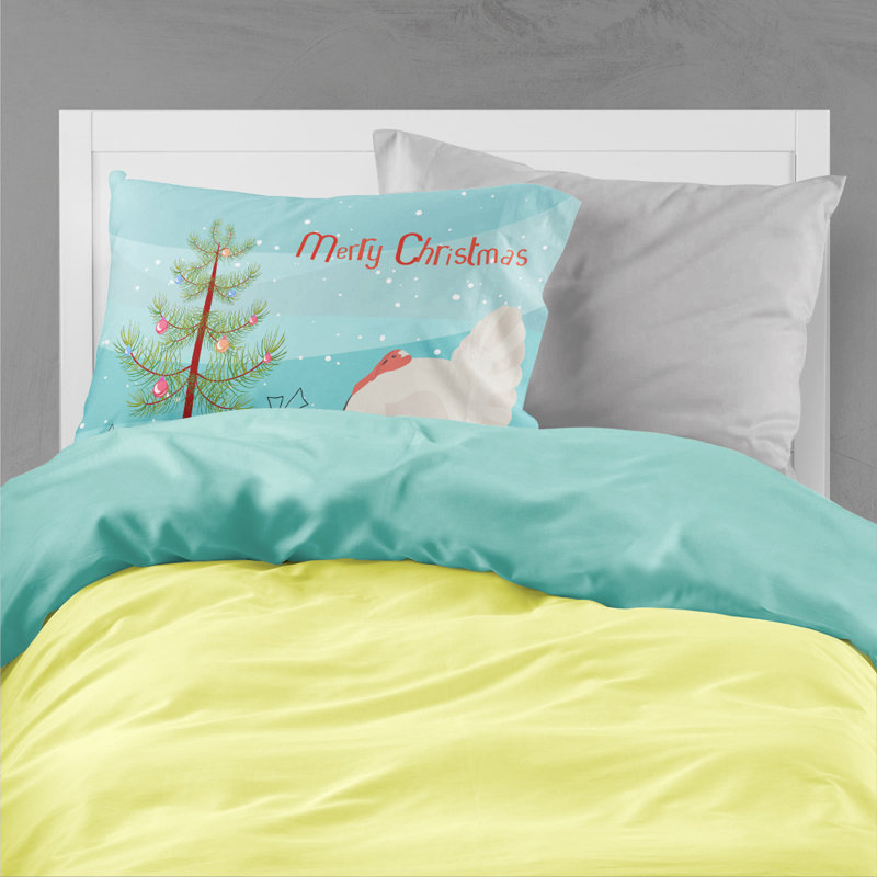 Christmas Turkey Graphic Print Polyester Pillowcase