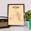 Kitwe City Map - No Frame Print-1830909699