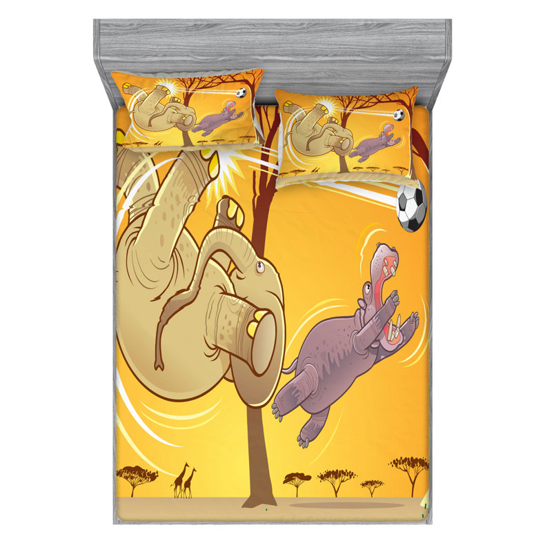 Microfiber Sheet Set, Queen Sheet Set with Fitted Sheet