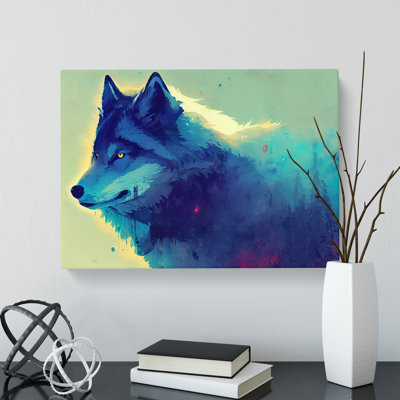 Wolf Art Painting Vol.2 - Wrapped Canvas