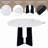5-Piece Round Dining Table Set-116586714-116586713
