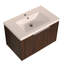 Doors Bathroom Vanity With Sink,30 Inch For Small Bathroom,30x18
