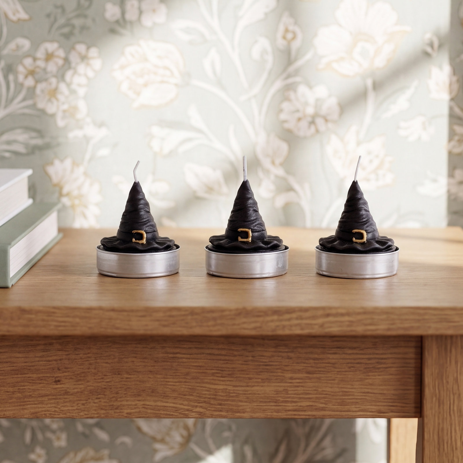 Unscented Witch's Hat Tealight Candles In Box