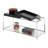Planas 34.75" Coffee Table with Shelf and Removable Trays-302382950