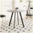 Modern minimalist circular dining table