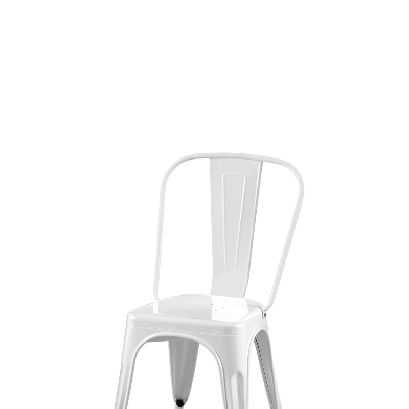 Chaise de salle à manger Kalya, Blanc très luisant, 2