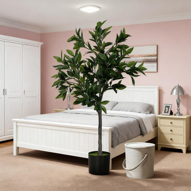 Laurel, arbre artificiel, plante artificielle en pot (vert)