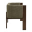 Causeuse 48,5 po (noyer + vert)