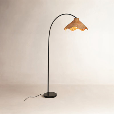 Jax 71" Dimmable Rattan Floor Lamp
