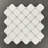 Diamond With Dot Marble Mosaic Tile-113459201
