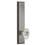 Grandeur Fifth Avenue Tall Plate Passage with Biarritz Door Knob