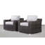 Chaise de patio avec coussins 2