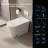 Modern Smart Toilet W/ Heated Seat & Self-Cleaning Nozzle - 27.6X15.9X17.7, 4.88L Flush