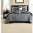 Modern Polyester Bedding Sets, Twin Xl Comforter With Contemporary Plaid Style For Home