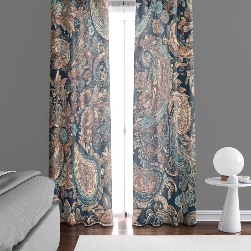 Paire de rideaux semi-transparents en polyester Duxbury, L 20 po x L 61 po
