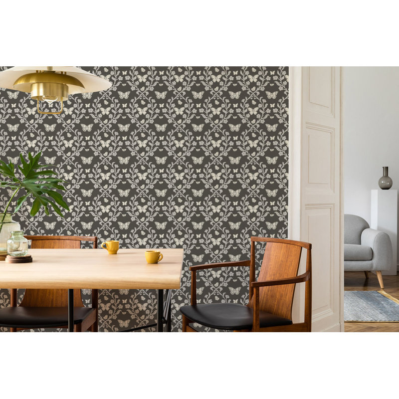 Butterfly Garden - Wallpaper, Ashwood, Premium Paper