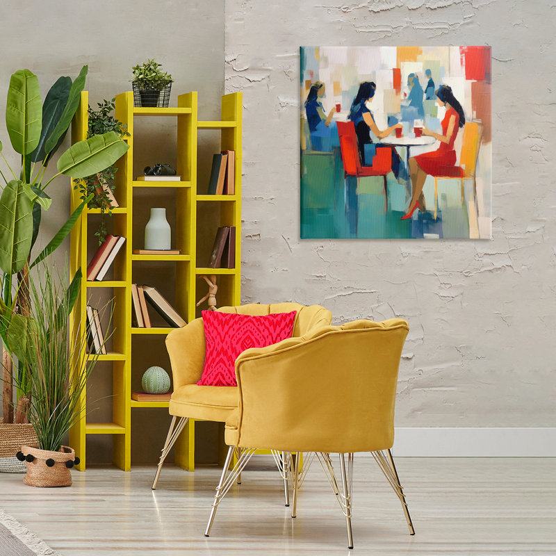 Restaurant View Abstraction Canvas Wall Art by Irena Orlov, 30" H x 30" W