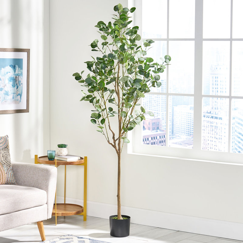 180 cm d'eucalyptus artificiel - Transforme la pièce avec une plante ravissante qui renforce le charme de la maison