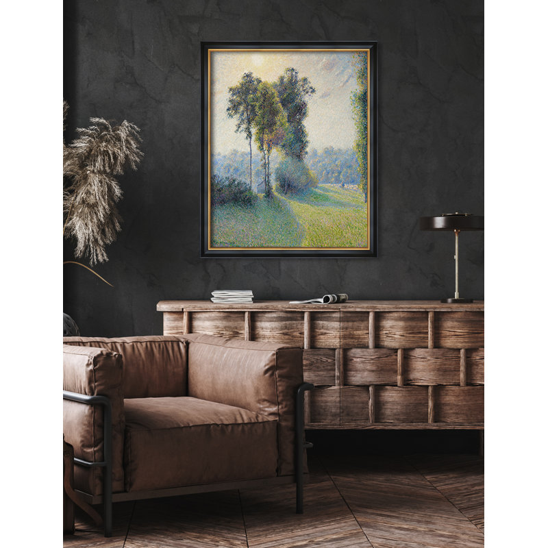 «Landscape at Saint-Charles» par Camille Pissarro, Worldly Famous Classic, estampe numérique, H 24 po x l 20 po x P 0,75 po