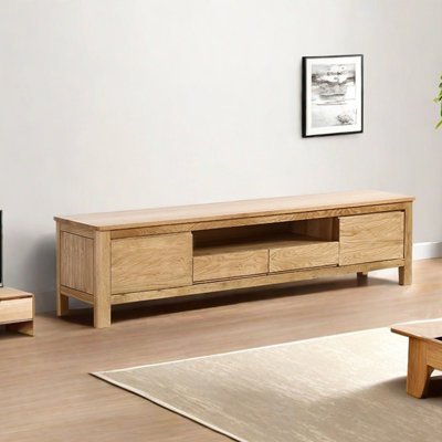 Meuble télé simple en bois massif