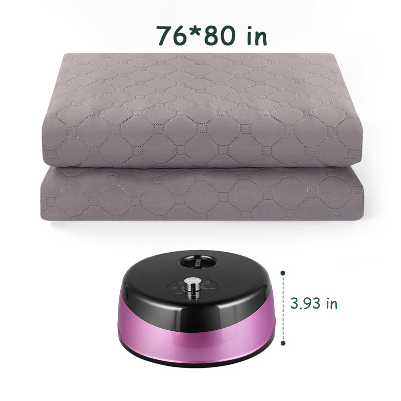 Queen Polyester Heated Mattress Pad