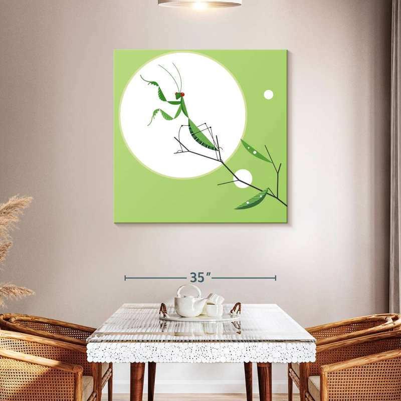 Brampt Green Praying Mantis, 39'' H x 39'' W