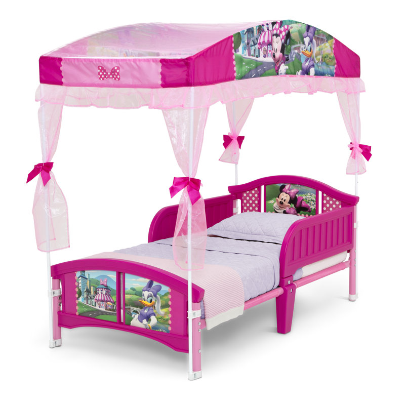 Disney Minnie Mouse Bow-tique Convertible Toddler Bed