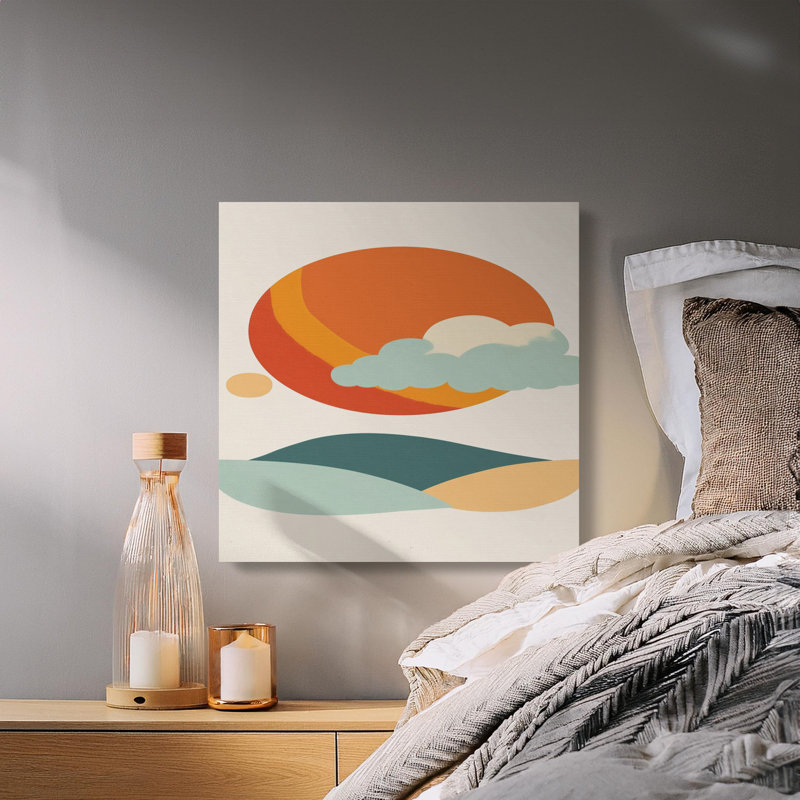 1 Piece Wrapped Canvas Wall Art Set, 15.24 cm H x 15.24 cm W