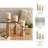 Hervey Handmade Sculptural Travertine and Aluminum Candle Holders (Set of 3) -2098443121