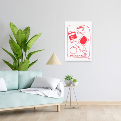 Petit déjeuner, impression d'art mural contemporain