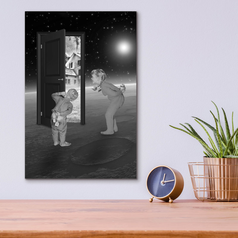 Lark Manor ™ «Child's Play» par Elo Marc, art mural en verre acrylique, ACR-35451, H 16 po x l 12 po x P 0,13 po