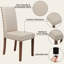 Behare Dining Chair - Modern Upholstered High Back with Nailhead Trim-1082399781