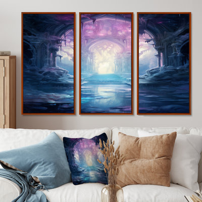 Sverre - ensemble d'art mural abstrait paysage