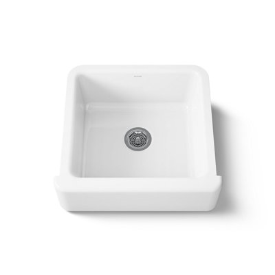 Whitehaven Self-Trimming 23.5"L x 21.5625"W Farmhouse Kitchen Sink