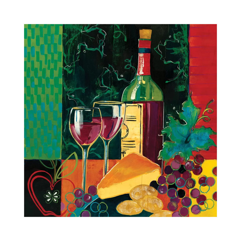 Cheers 1 Piece Wrapped Canvas Painting, 30.48 cm H x 30.48 cm W