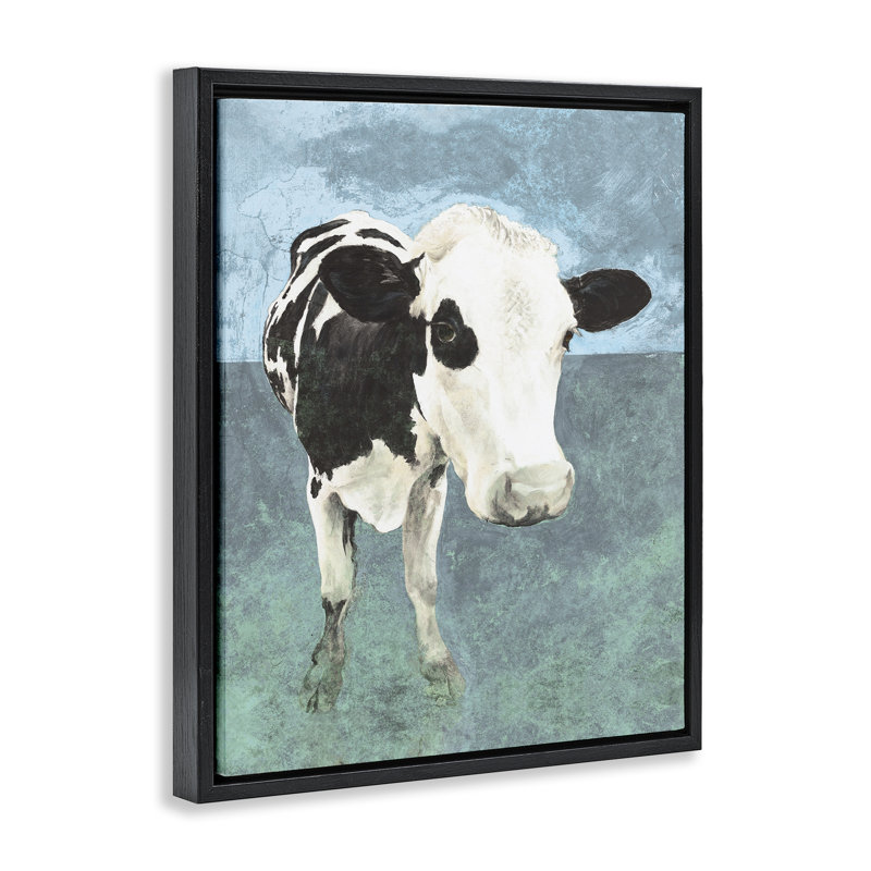 Art mural simple sur toile flottante encadrée par simple échelle, Cadre flottant noir de jais, H 21 po x l 17 po