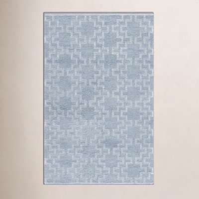 Hand-Woven Geometric Outdoor Rug