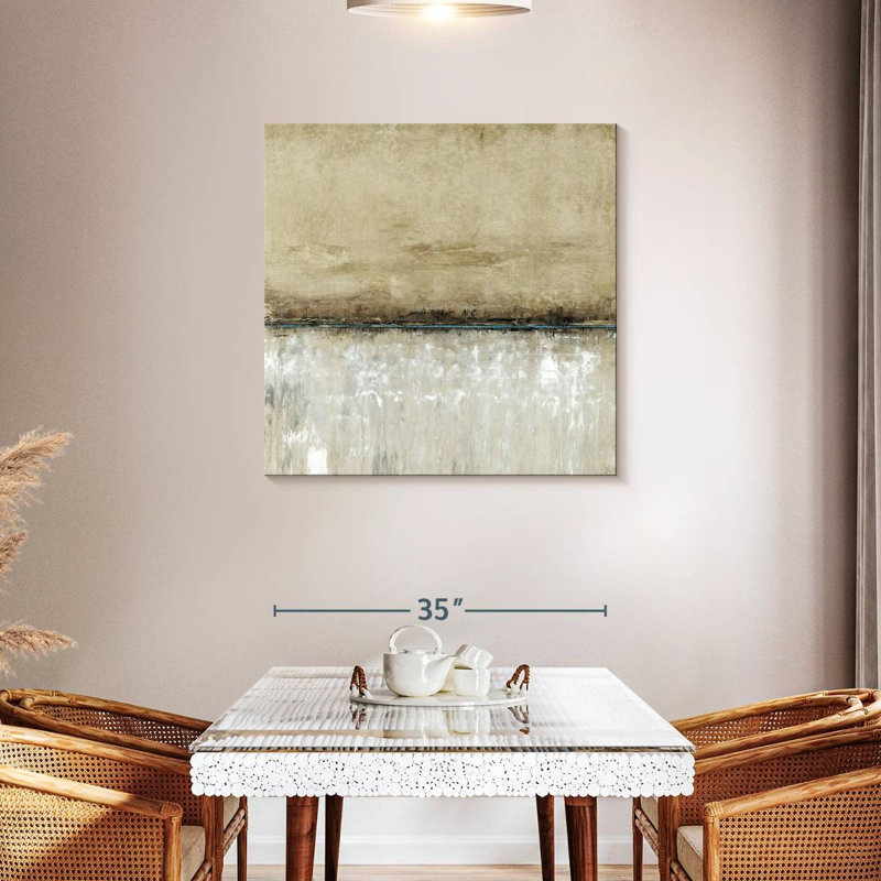 Avery Blue Line I, 36" H x 36" W