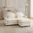 Beige White+2Seat+1Ottoman
